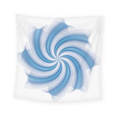 Prismatic Hole Blue Square Tapestry (small) by Mariart