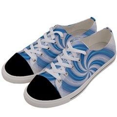 Prismatic Hole Blue Women s Low Top Canvas Sneakers