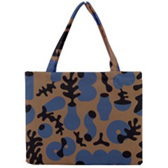 Superfiction Object Blue Black Brown Pattern Mini Tote Bag by Mariart