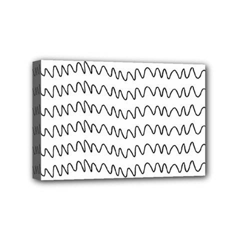 Tattoos Transparent Tumblr Overlays Wave Waves Black Chevron Mini Canvas 6  X 4  by Mariart