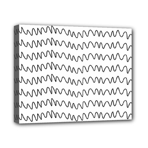 Tattoos Transparent Tumblr Overlays Wave Waves Black Chevron Canvas 10  X 8  by Mariart