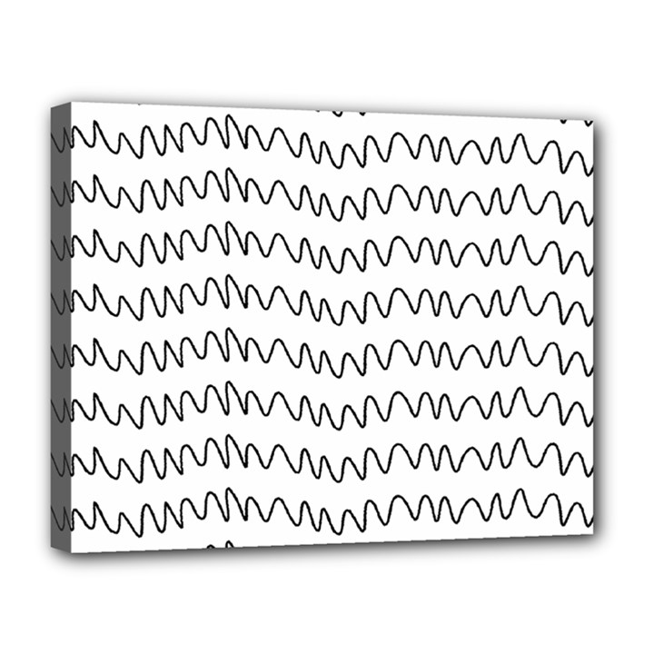 Tattoos Transparent Tumblr Overlays Wave Waves Black Chevron Canvas 14  x 11 