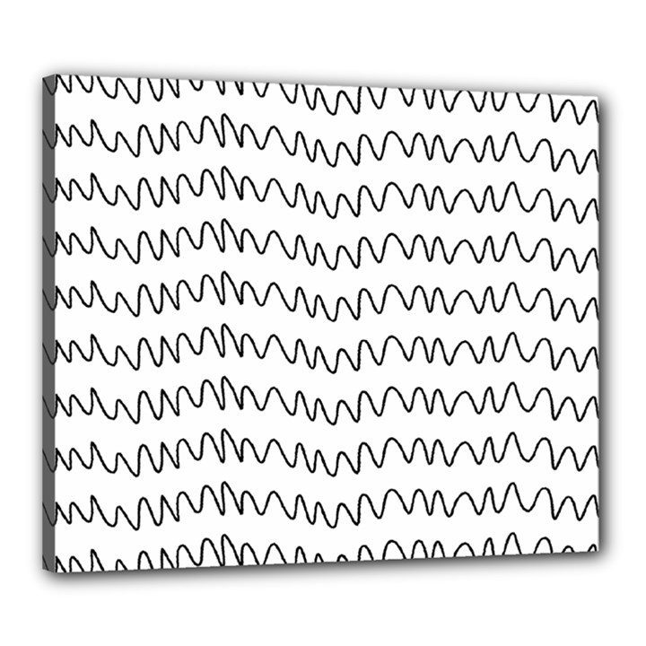 Tattoos Transparent Tumblr Overlays Wave Waves Black Chevron Canvas 24  x 20 