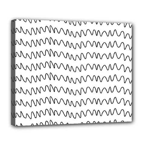 Tattoos Transparent Tumblr Overlays Wave Waves Black Chevron Deluxe Canvas 24  X 20   by Mariart