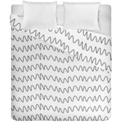 Tattoos Transparent Tumblr Overlays Wave Waves Black Chevron Duvet Cover Double Side (california King Size) by Mariart