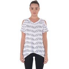 Tattoos Transparent Tumblr Overlays Wave Waves Black Chevron Cut Out Side Drop Tee by Mariart