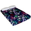 Seahorses Jellyfish Seaworld Sea  Beach Swiim Fitted Sheet (Queen Size) View2