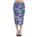 Seahorses Jellyfish Seaworld Sea  Beach Swiim Velvet Midi Pencil Skirt View1