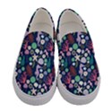 Seahorses Jellyfish Seaworld Sea  Beach Swiim Women s Canvas Slip Ons View1