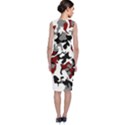 Vector Red Black White Camo Advance Classic Sleeveless Midi Dress View2