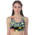 Summer Fruite Orange Lemmon Tomato Sports Bra View1