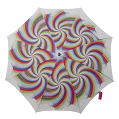 Prismatic Hole Rainbow Hook Handle Umbrellas (medium) by Mariart