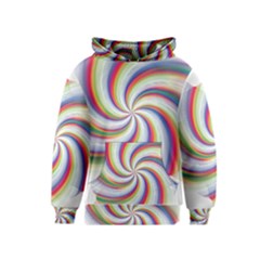 Prismatic Hole Rainbow Kids  Pullover Hoodie by Mariart