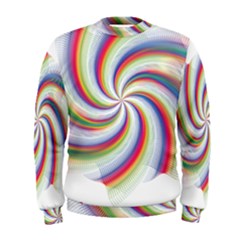 Prismatic Hole Rainbow Men s Sweatshirt by Mariart