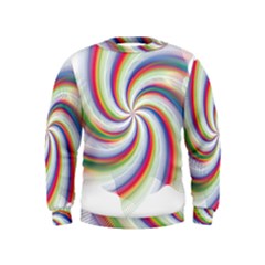 Prismatic Hole Rainbow Kids  Sweatshirt by Mariart