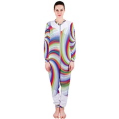 Prismatic Hole Rainbow Onepiece Jumpsuit (ladies) 