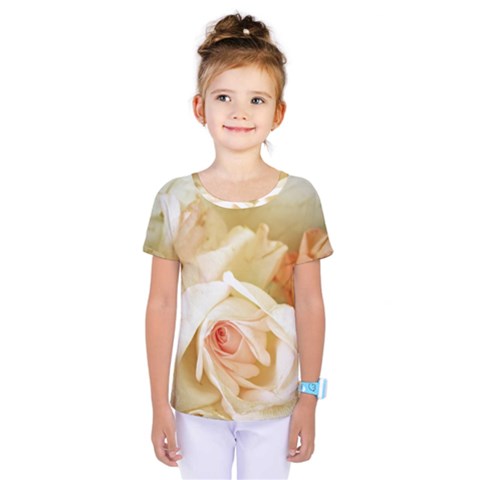 Roses Vintage Playful Romantic Kids  One Piece Tee by Celenk