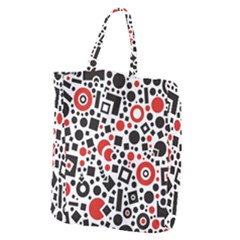 Square Objects Future Modern Giant Grocery Zipper Tote