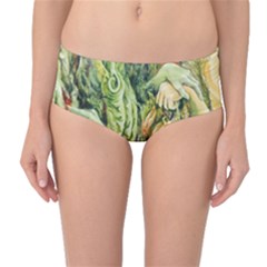 Chung Chao Yi Automatic Drawing Mid-waist Bikini Bottoms by Celenk