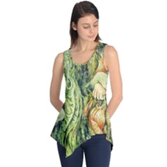 Chung Chao Yi Automatic Drawing Sleeveless Tunic by Celenk