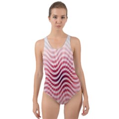 Art Abstract Art Abstract Cut-out Back One Piece Swimsuit