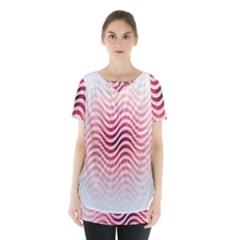 Art Abstract Art Abstract Skirt Hem Sports Top