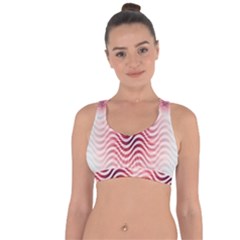 Art Abstract Art Abstract Cross String Back Sports Bra