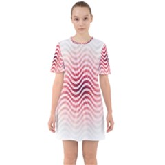 Art Abstract Art Abstract Sixties Short Sleeve Mini Dress