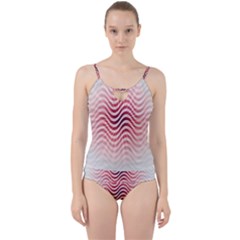 Art Abstract Art Abstract Cut Out Top Tankini Set