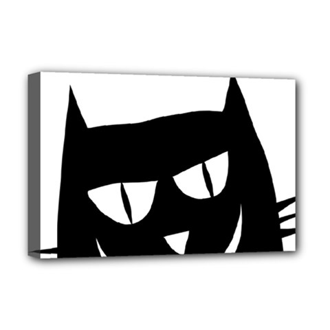 Cat Vector Clipart Figure Animals Deluxe Canvas 18  X 12   by Celenk