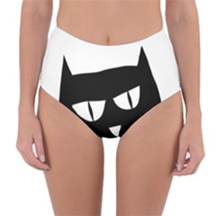 Cat Vector Clipart Figure Animals Reversible High-waist Bikini Bottoms