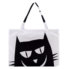 Cat Vector Clipart Figure Animals Zipper Medium Tote Bag by Celenk