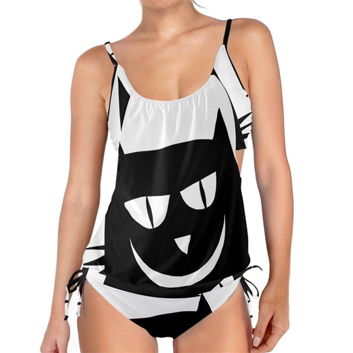 Cat Vector Clipart Figure Animals Tankini Set