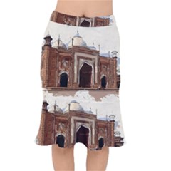 Agra Taj Mahal India Palace Mermaid Skirt by Celenk