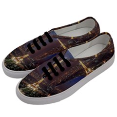 Paris At Night Men s Classic Low Top Sneakers