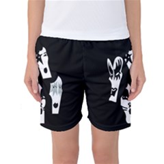 Kiss Band Logo Women s Basketball Shorts by Celenk