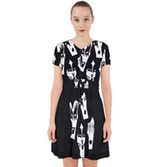 Kiss Band Logo Adorable In Chiffon Dress