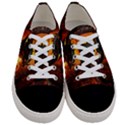 Dragon Legend Art Fire Digital Fantasy Women s Low Top Canvas Sneakers View1