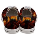 Dragon Legend Art Fire Digital Fantasy Women s Low Top Canvas Sneakers View4