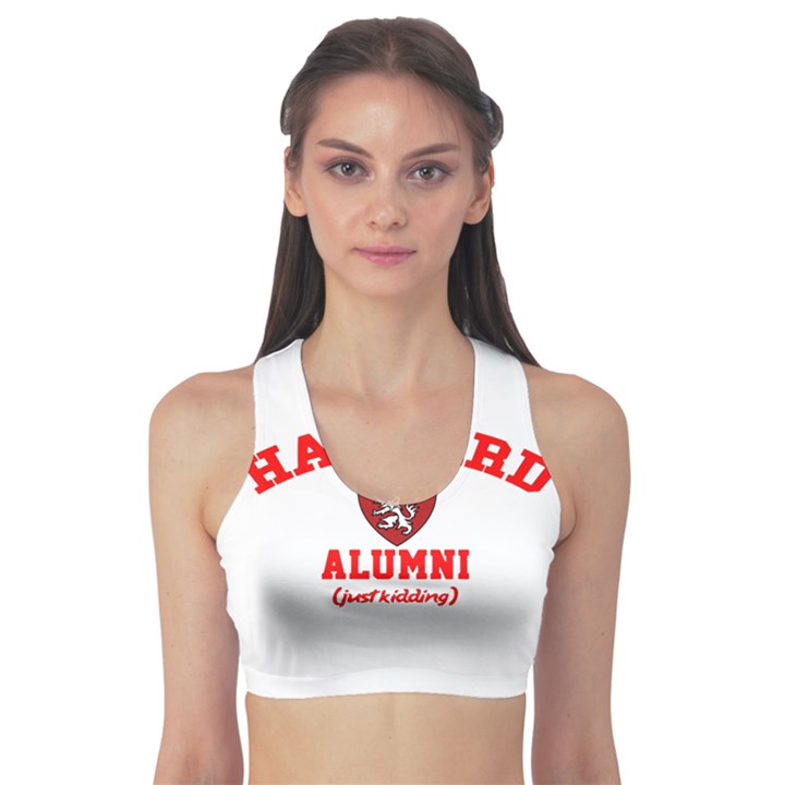 Harvard Alumni Just Kidding Sports Bra