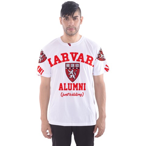 Harvard Alumni Just Kidding Men s Sports Mesh Tee by Celenk