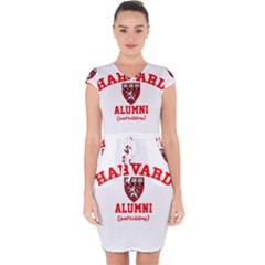 Harvard Alumni Just Kidding Capsleeve Drawstring Dress 