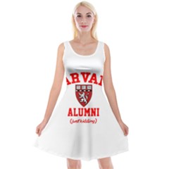 Harvard Alumni Just Kidding Reversible Velvet Sleeveless Dress by Celenk