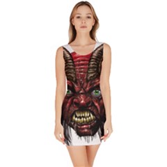 Krampus Devil Face Bodycon Dress by Celenk