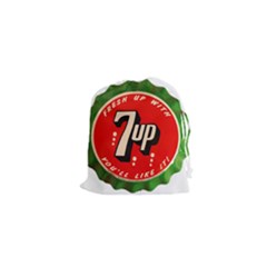 Fresh Up With  7 Up Bottle Cap Tin Metal Drawstring Pouches (xs)  by Celenk