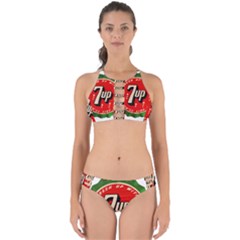 Fresh Up With  7 Up Bottle Cap Tin Metal Perfectly Cut Out Bikini Set by Celenk