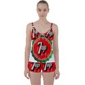 Fresh Up With  7 Up Bottle Cap Tin Metal Tie Front Two Piece Tankini View1