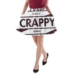 Reality Is Just A Crappy  Boring Game A-line Pocket Skirt by Celenk