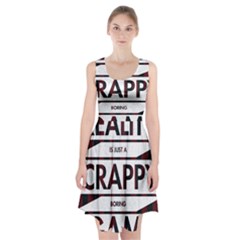 Reality Is Just A Crappy  Boring Game Racerback Midi Dress by Celenk