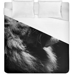 Male Lion Face Duvet Cover (king Size) by Celenk